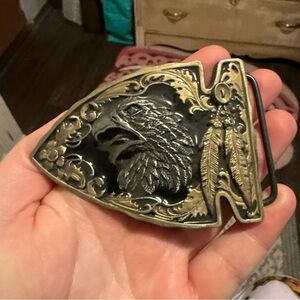 Siskiyou Eagle Arrow Head Belt Buckle 1995 Eagle